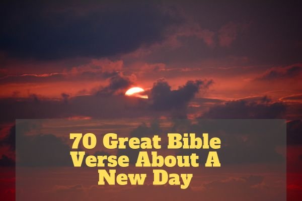 Bible Verse About A New Day