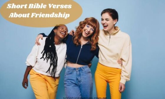 Short Bible Verses About Friendship